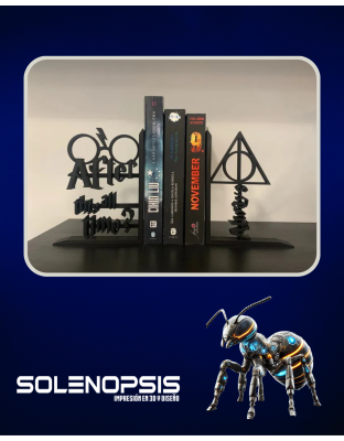 Sujeta libros de Harry Potter
