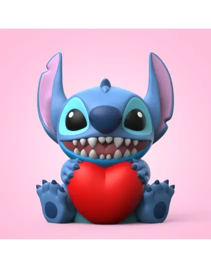 Stitch con corazón