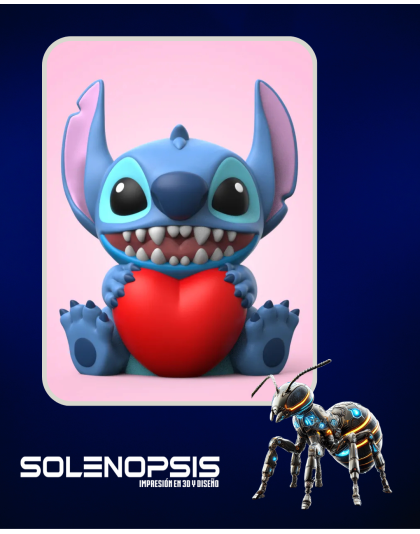 Stitch con corazón