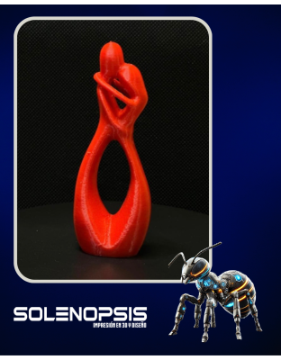 Escultura de pareja
