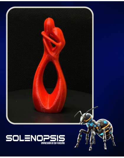 Escultura de pareja