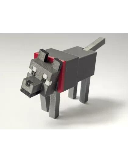 Perro/lobo articulado de Minecraft